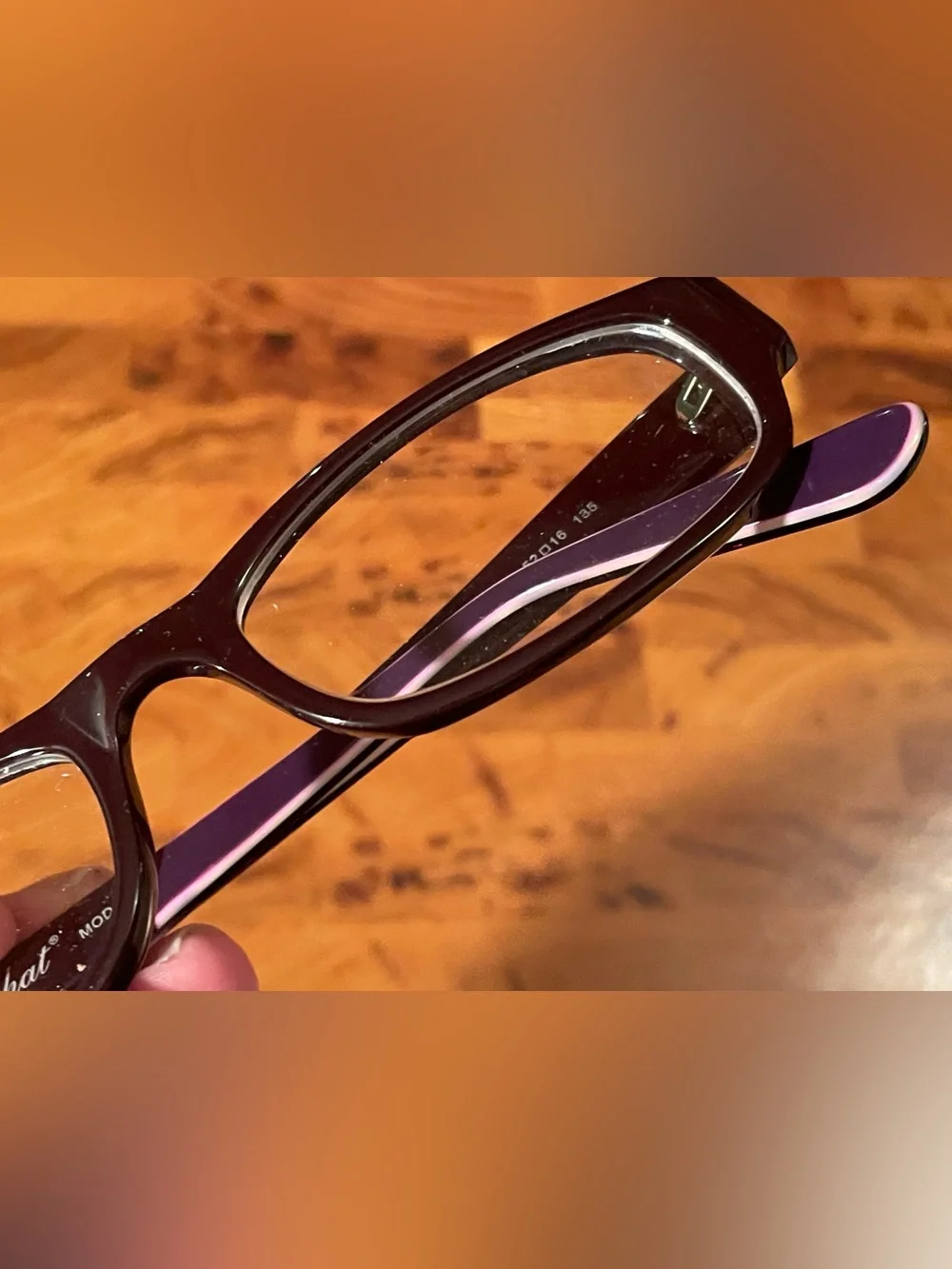 Vintage Baby Phat Purple Plastic Eyeglasses Frames Women's MOD 240 Case Included